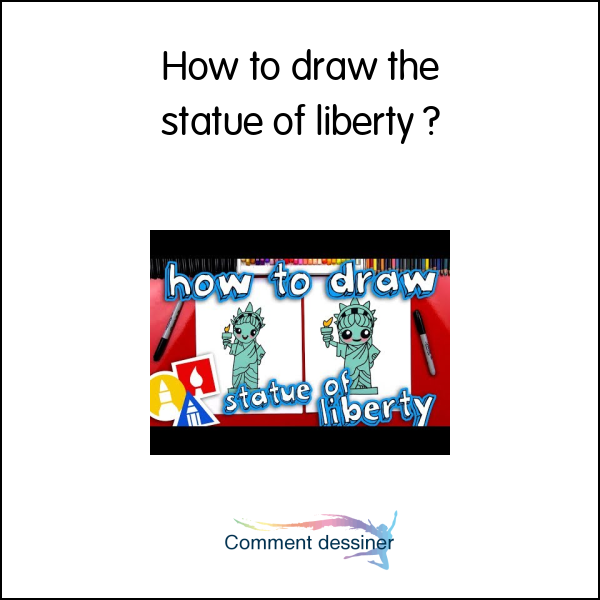 How to draw the statue of liberty